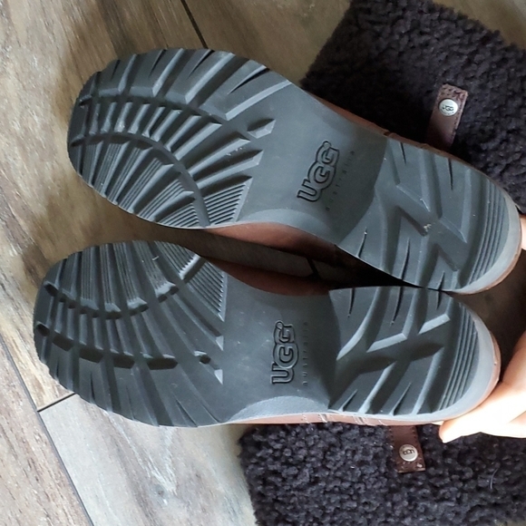 Ugg Australia Women Bellvue II Leather Ankle Booties shoes sz 7.5 - Picture 9 of 15